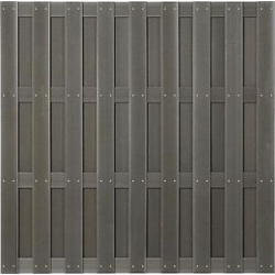 Panel ogrodzeniowy (pełny) POLdeck WPC 180x180cm - grafit