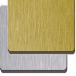 Panel elewacyjny POLdeck, kompozyt aluminium ALU + PE, 1220/2440/2-4 mm szczotkowane